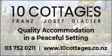 10 Cottages- Franz Josef Glacier - West Coast 